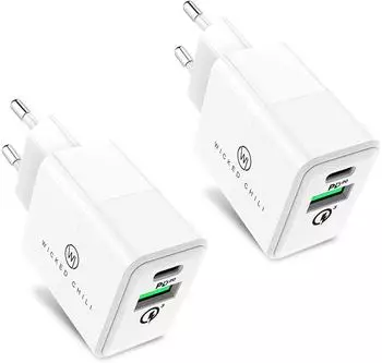 Wicked Chili 2x 20W Dual USB-Netzteil USB-A & USB-C Fast Charge (844250)