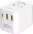 LogiLink Universal-Reiseadapter 20W PD, 4x USB-C/A