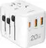 LogiLink Universal-Reiseadapter 20W PD, 4x USB-C/A