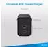 Xlayer Powercharger 45W USB-C Ladeadapter, 2 Ports, schwarz (220178)