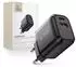 Tech-Protect NCA45W-GAN GaN Wandladegerät 2-Port USB-C/USB-A 45W schwarz (NCA45W-GAN)