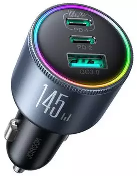 Joyroom JR-CCN07 Kfz-Ladeger&auml;t 145W, 2x USB-C + USB-A (JR-CCN07)