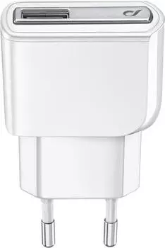 Cellular Line Reiseladeger&auml;t 5W USB-A, wei&szlig; (ACHUSBCOMPACIPHONE)