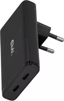 Club3D Slim-Ladeger&auml;t 2x USB-C 65W GaN PD 3.1 (CAC-1935)