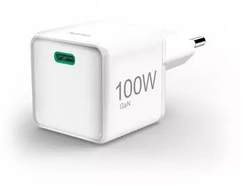 Hama Super-Mini-Charger GaN USB-C PD 100W, wei&szlig; (00201942)