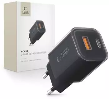 Paw's Beauty NCM33W Wandladeger&auml;t 2-Port PD33W/QC3.0 schwarz (ikable_5906302375783)