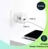 ideoon USB Ladegerät, weiss, 2 Ports, 1x USB-C und USB-A, 20W