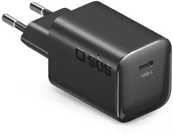 SBS Mobile GaN Netzlader 1x USB-C PD 40W AVS (TETRGAN1CAVS40W)
