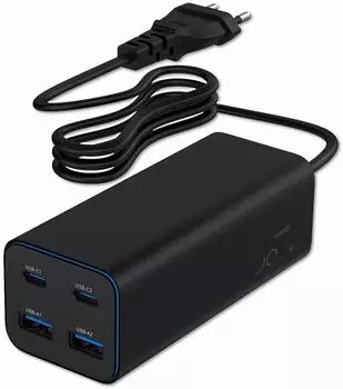 Gembird TA-UC-2A2C-PD100-01-BK GaN USB-Ladegerät 100W 4-Port (TA-UC-2A2C-PD100-01-BK)