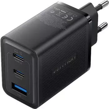 Vention Wandladegerät GaN 2x USB-C, 1x USB-A, 65W (FERB0-EU)