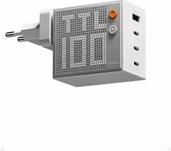 Sharge Pixel 100 GaN-Ladeger&auml;t 100W 3x USB-C 1x USB-A wei&szlig; (CDT-SG-100-EUR-DZP-BAI)