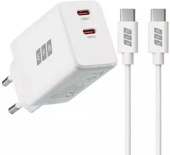 EFB-Elektronik Ladeger&auml;t 45W 2x USB-C GaN PD3.0 QC3.0 (G452CE)