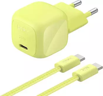 Belkin BoostCharge USB-C-Ladeger&auml;t + USB-C/USB-C-Kabel (30W)