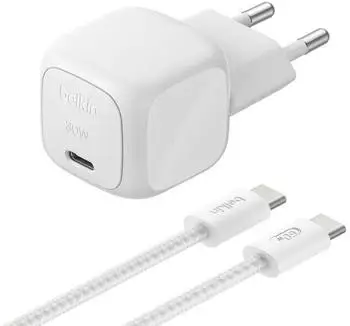 Belkin BoostCharge USB-C-Ladeger&auml;t + USB-C/USB-C-Kabel (30W)
