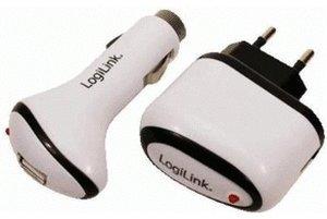 LogiLink USB Charger Set 12 + 220 Volt
