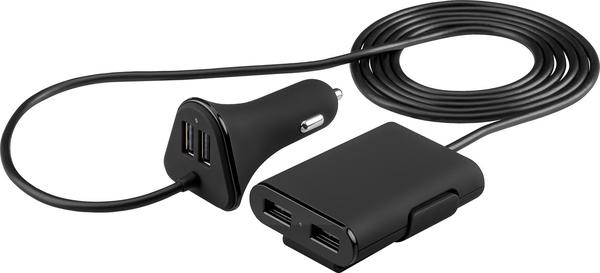 Goobay Quad USB-Autoladegerät 9,6A (71451)