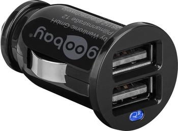 Goobay 44177 Dual USB-Autoladegerät 2,1A (Retail Polybag)