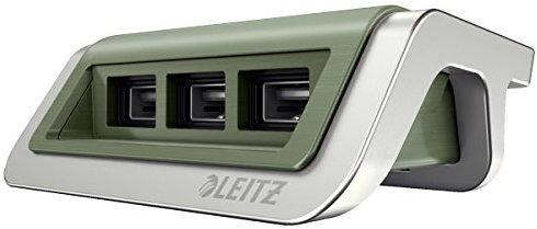Leitz Style 3x USB Ladegerät grün