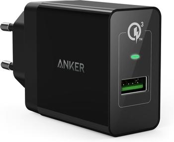 Anker PowerPort+ 1 18W QC 3.0 schwarz