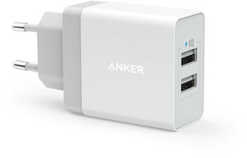 Anker Tech Anker 24W Dual-Port USB Wall Charger weiß
