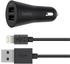 Belkin BoostUp Dual USB KfZ-Ladegerät + Lightning Kabel (F8J221bt04-BLK)