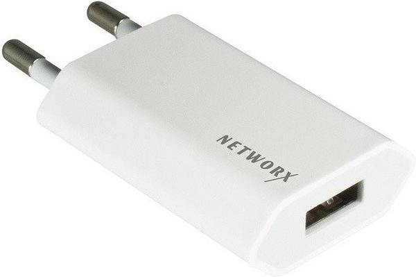 Networx USB Ladegerät 1.0 A weiß