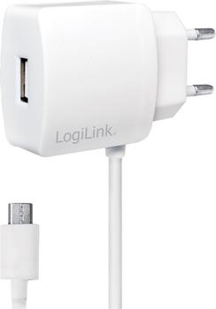 LogiLink PA0146 2xUSB Steckdosenadapter weiß