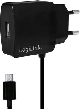 LogiLink PA0146 2xUSB Steckdosenadapter schwarz