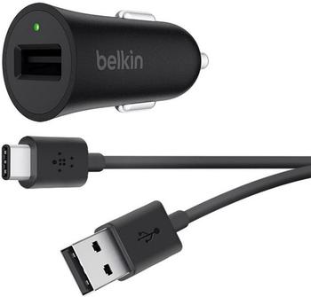 Belkin BoostUp Quick Charge 3.0 Kfz-Ladegerät mit USB-A-/USB-C-Kabel
