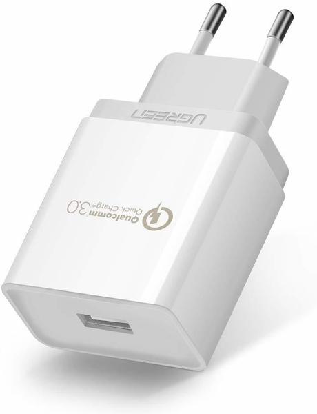 Ugreen USB Ladegerät 18W QC 3.0 weiß