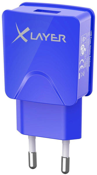 Xlayer Colour Line Ladegerät 2.1A blau