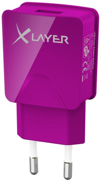 Xlayer Colour Line Ladegerät 2.1A violett