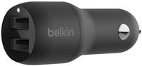 Belkin BOOST CHARGE USB-A-Kfz-Ladegerät mit zwei Anschlüssen (24 W)