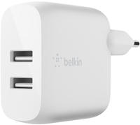 Belkin Schnelllade-Ger&auml;t "Dual USB-A Ladeger&auml;t incl. Lightning Kabel 1m"