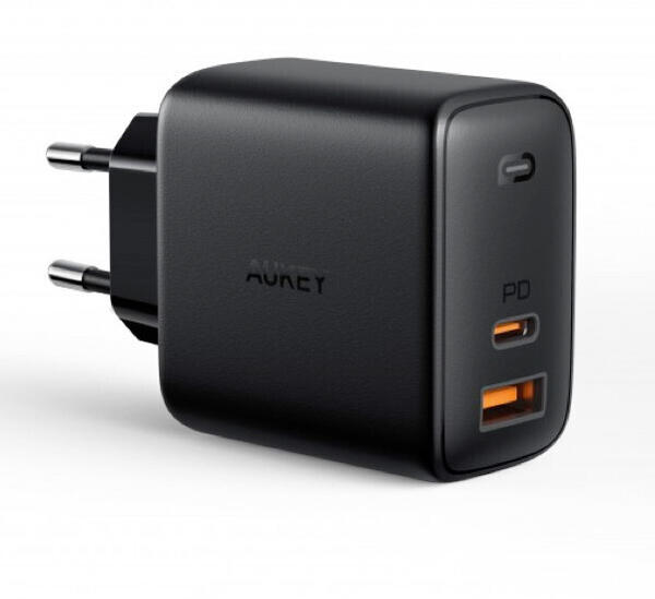 Aukey PA-B3 OMNIA Mix 65W Dual-Port PD Charger Black