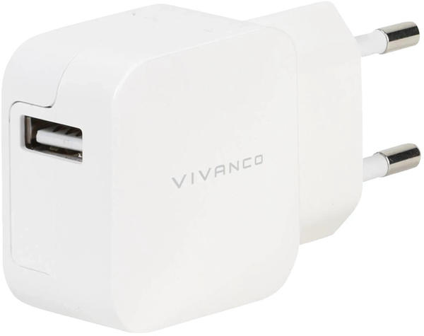 Vivanco USB Charger 2.4A mit Smart IC