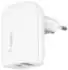 Belkin Dual Wall Charger 37W PPS White
