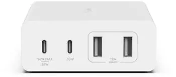 Belkin BoostCharge Pro 4-Port-GaN-Ladegerät 108W Weiß