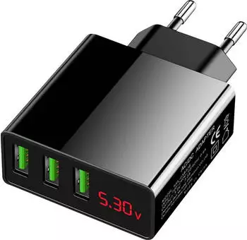 Eaxus 3xUSB Ladegerät Schwarz