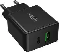 Ansmann 1001-0109, Ansmann Home Charger HC218PD (20 W, 2 Ports) (1001-0109) Schwarz
