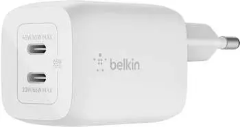 Belkin 2xUSB-C GaN-Ladegerät PPS Weiß