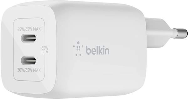 Belkin 2xUSB-C GaN-Ladegerät PPS Weiß