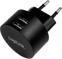 Logilink - Usb Ladeger&auml;t 10.5 W 2x Usb-a Schwarz Innenbereich