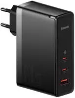 Baseus CCGP100201, Baseus GaN5 Pro Fast Charger (140 W, 3 Ports) (CCGP100201) Schwarz