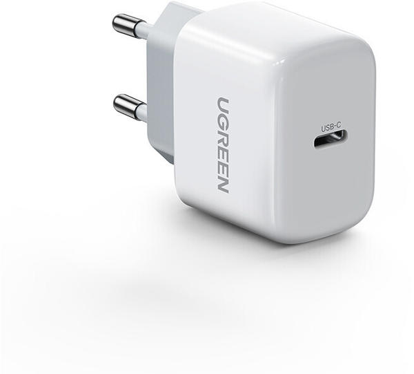 Ugreen Mini USB-C 20W Ladegerät Weiß