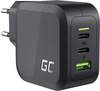 Green Cell CHARGC08, Green Cell power adapter - PowerGaN - USB 2 x USB-C - 65...