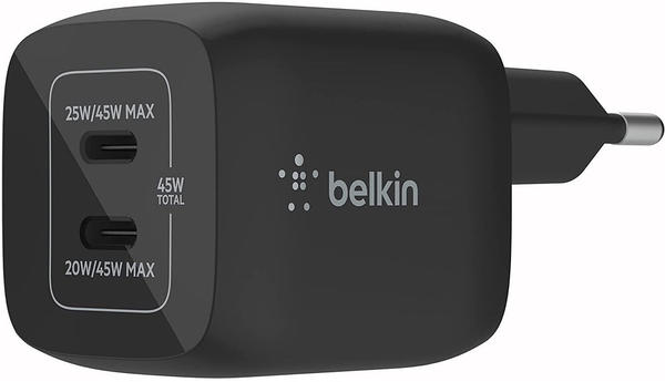 Belkin BoostCharge Netzladegerät 2xUSB-C 45W
