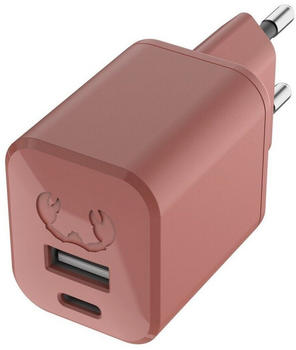 Fresh 'n Rebel USB + USB-C Mini Charger 30W PD Safari Red