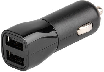 Vivanco Fast Car Charger, 2 USB Ports, Kfz Schnellladegerät, 17W