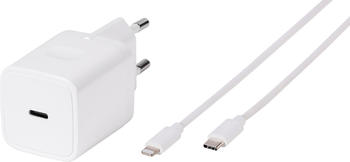 Vivanco Super Fast Charger 20W Set inkl. USB Type-C/Lightning-Kabel